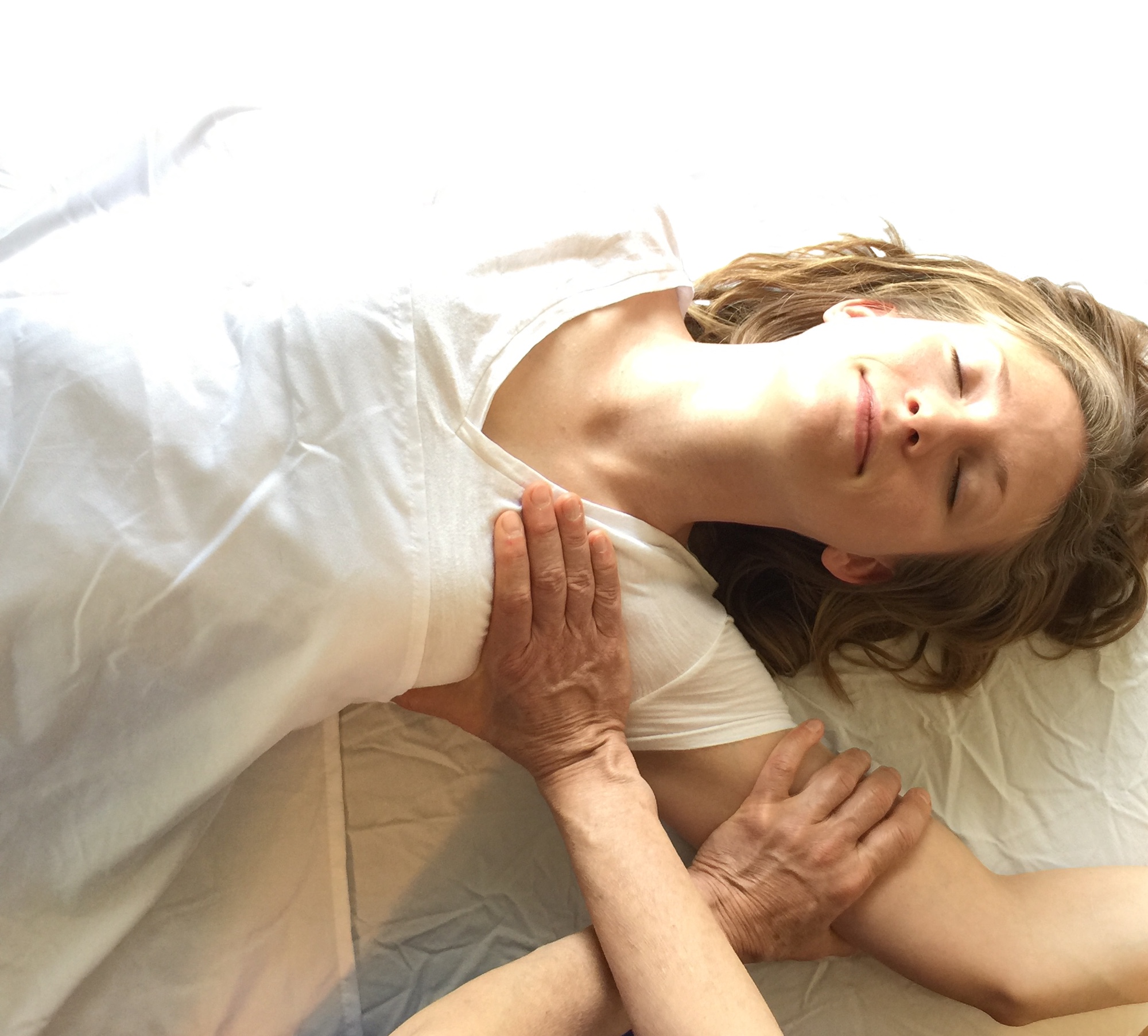 Woman Receiving Myofascial Release